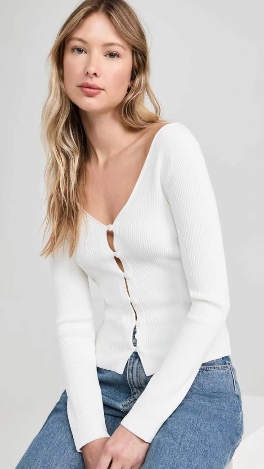 Enza Costa Women's V-Neck Cardigan Soft Viscose Knit Sweater