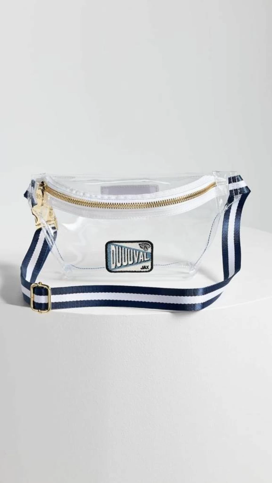 Stoney Clover Lane Women's Jacksonville Jaguars NFL Clear Waist Bag Fanny Pack for Women