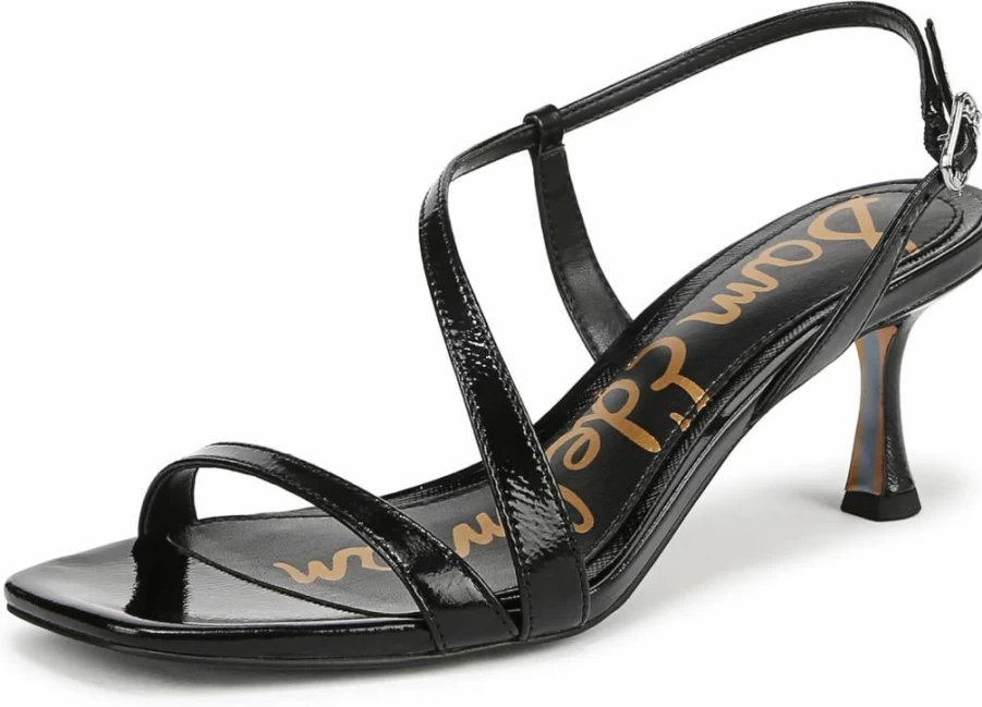 Sam Edelman Women's Prance Heeled Sandals – Stylish Comfortable High Heel Dress Sandals for Women