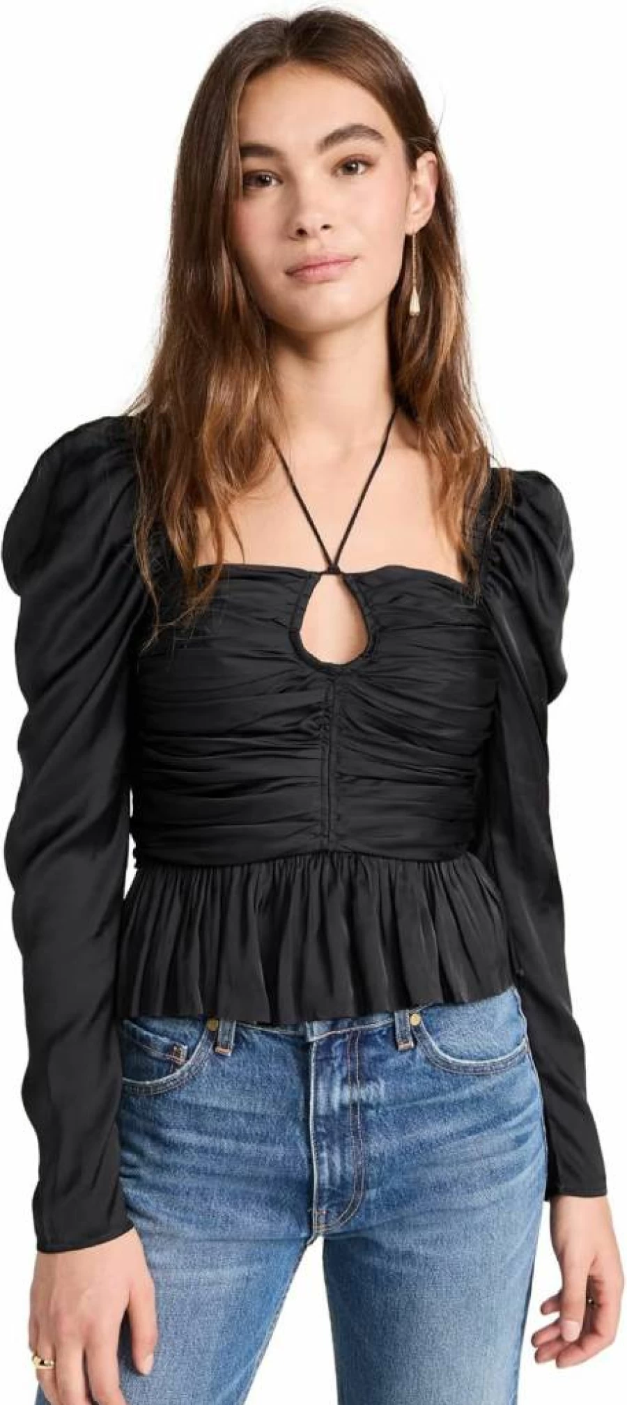 Ulla Johnson Women's Mirelle Blouse | Floral Printed Silk Top | Elegant Feminine Style