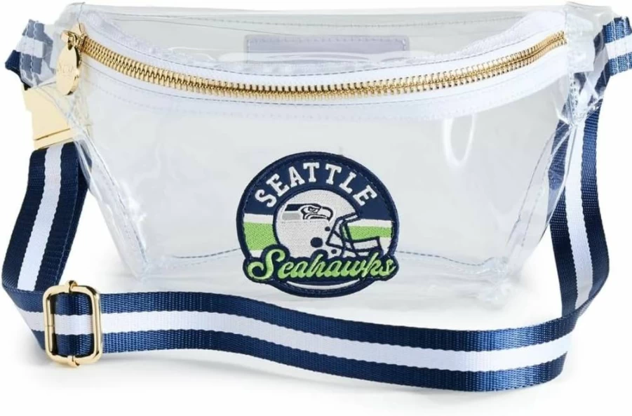Stoney Clover Lane Seattle Seahawks Clear Waist Bag for Women - Stylish NFL Fanny Pack