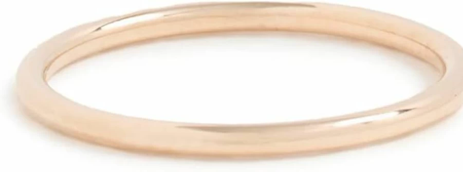 ZOE CHICCO 14K Yellow Gold Medium Round Wedding Band Ring for Women
