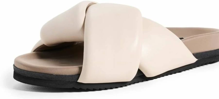 ROAM Women's Foldable Puffy Slide Sandals - Comfortable & Lightweight