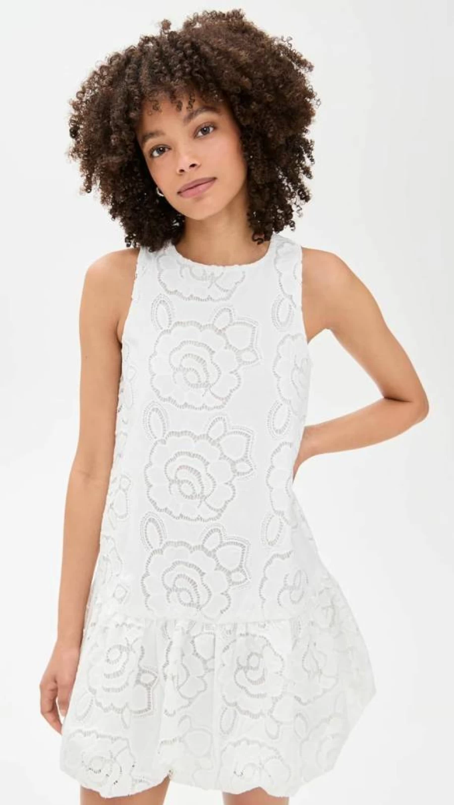 En Saison Women's Chloe Bubble Hem Mini Dress - Flirty & Feminine Summer Outfit