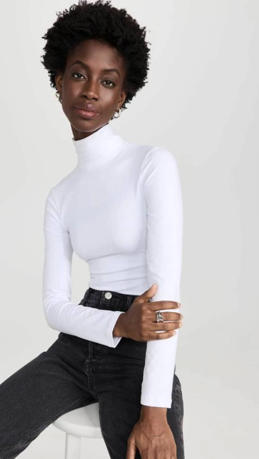 Ambitionist Women's Turtleneck Thong Bodysuit - Stylish Power Player Outfit