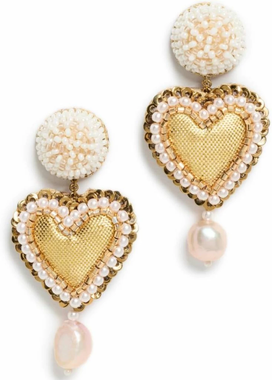 Deepa Gurnani Women's Darling Earrings – Stylish Deepa Collection Hoop Earrings for Women