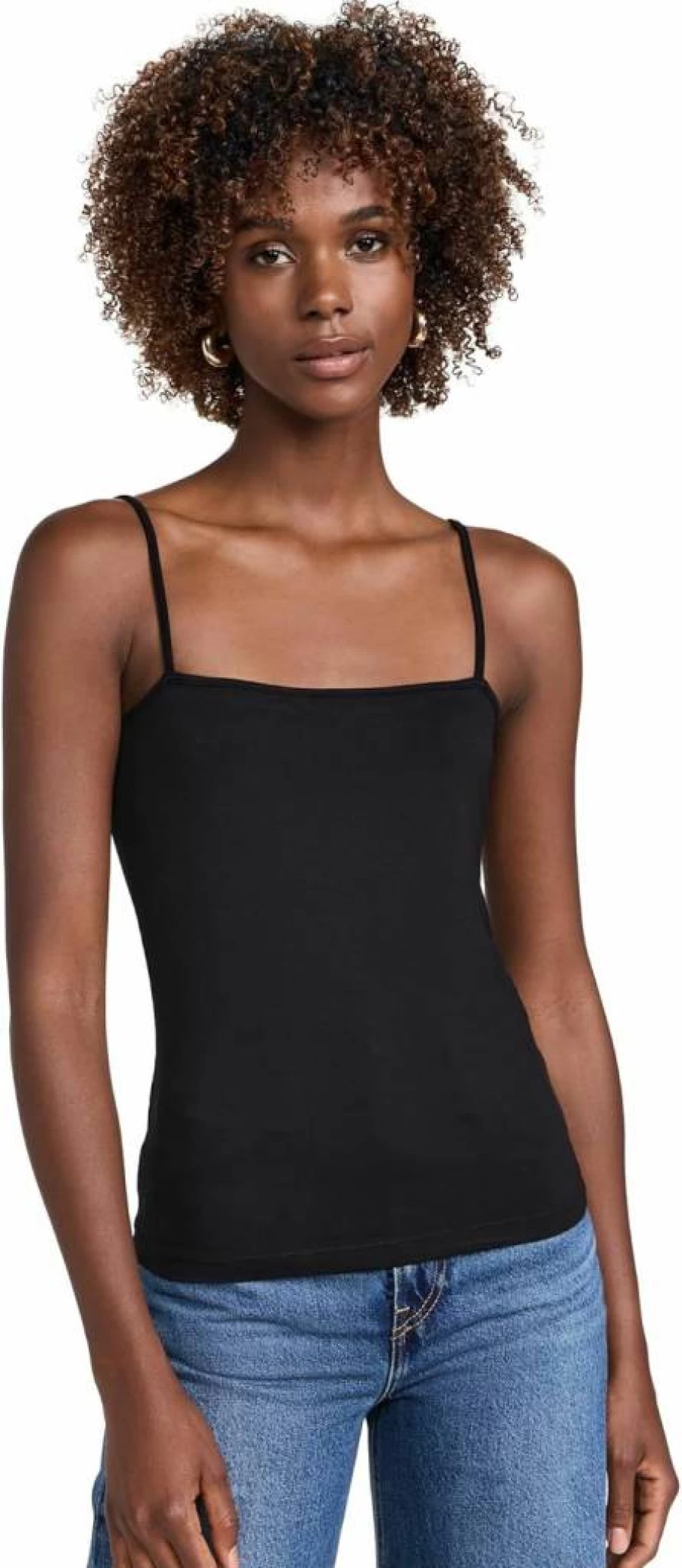 L'AGENCE Women's Lavinia Square Neck Tank Top - Stylish Casual Blouse for Women
