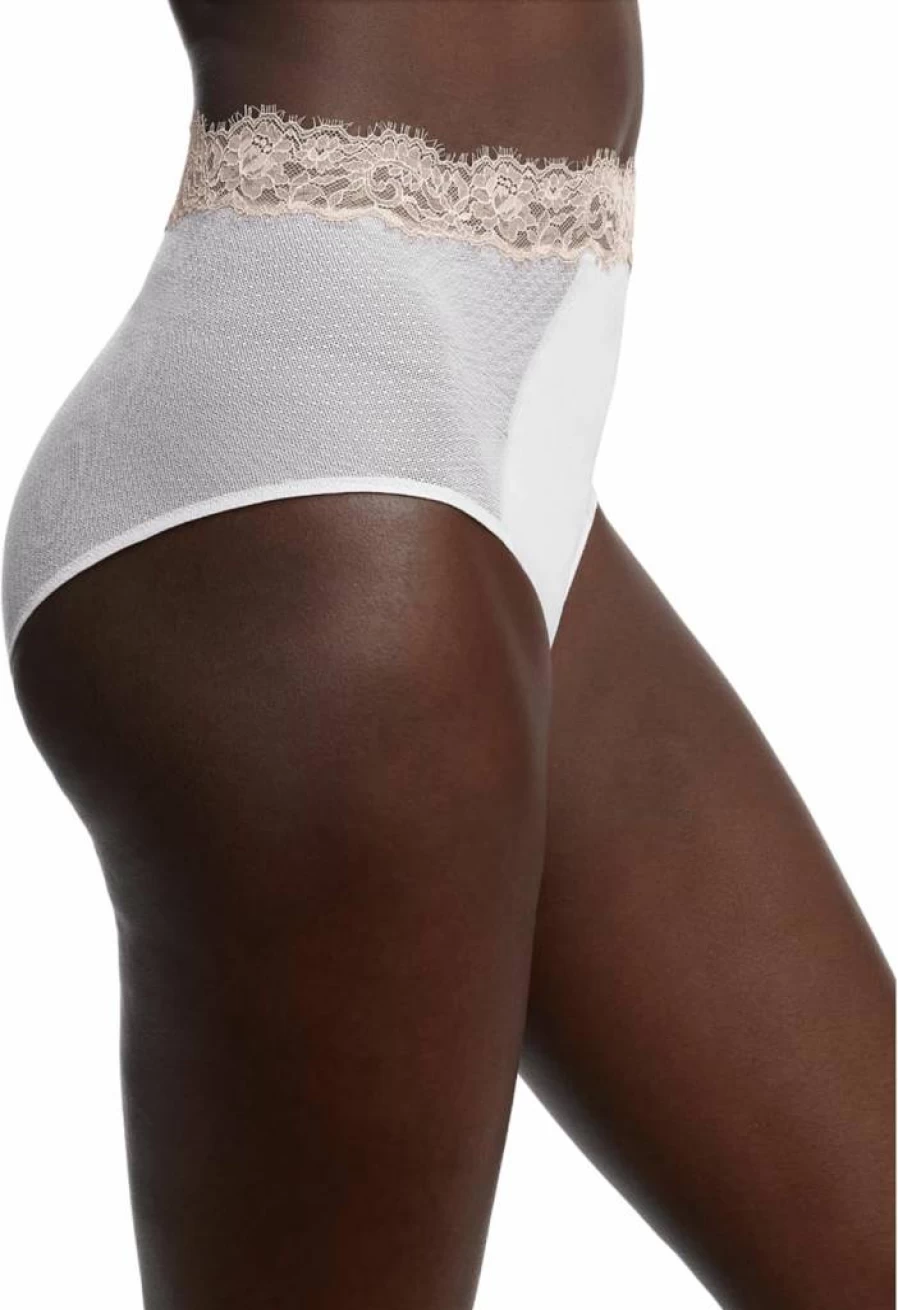 Skarlett Blue Women's Entice Lace High Waisted Brief - Sexy Lingerie Panties 378240