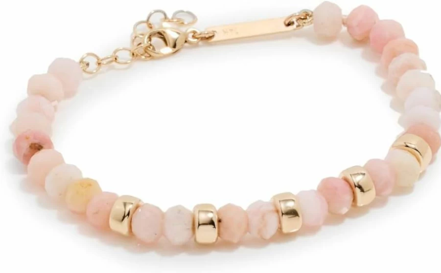 ZOE CHICCO 14K Gold Gemstone Beaded Bracelet for Women - Elegant Handmade Jewelry