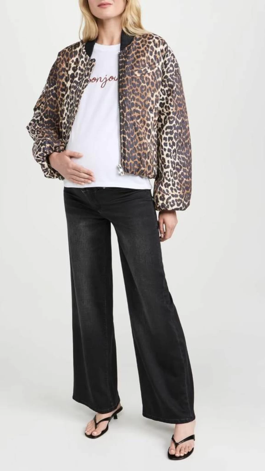 DL1961 Women's High Rise Wide Leg Maternity Jeans | Hepburn Style | 32 Inch Inseam