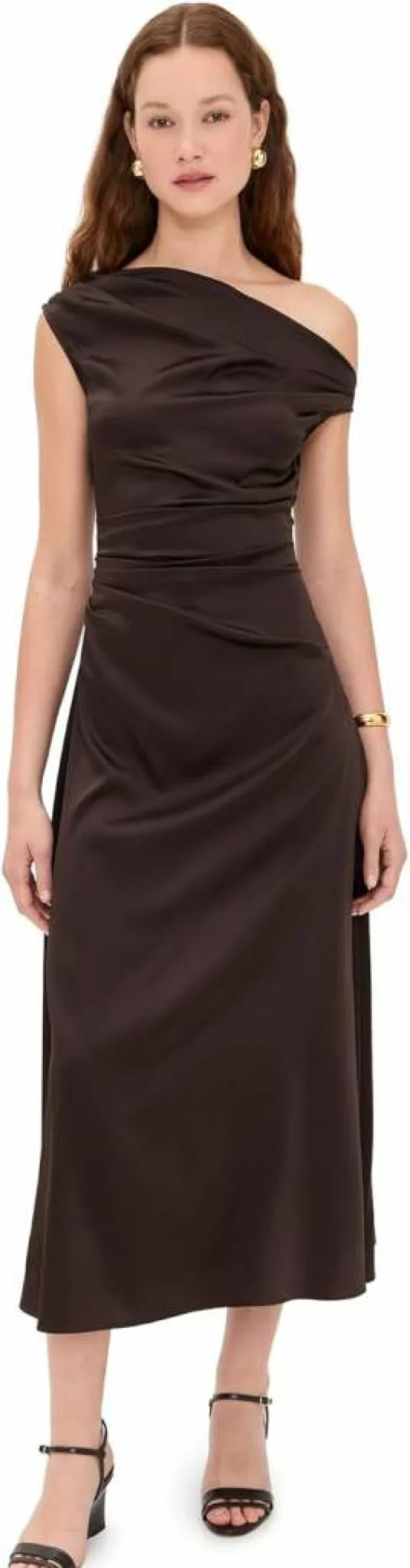 STAUD Phare Silk Dress for Women - Elegant & Luxurious STAUD Dress