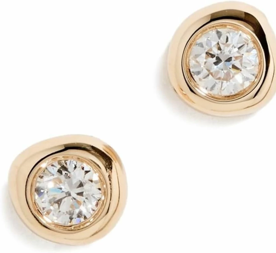 EF Collection Women's Diamond Stud Earrings - Premium Pillow Cut Gemstone Jewelry Gift
