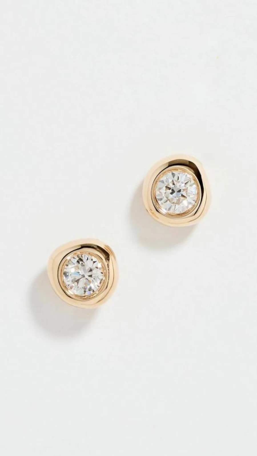 EF Collection Women's Diamond Stud Earrings - Premium Pillow Cut Gemstone Jewelry Gift