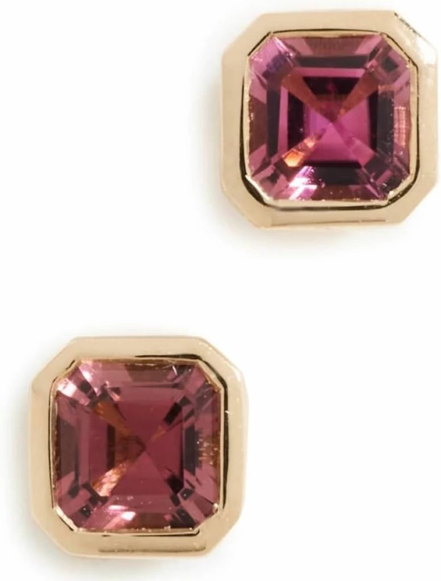 Ariel Gordon Jewelry Petite Asscher Cut Diamond Stud Earrings for Women