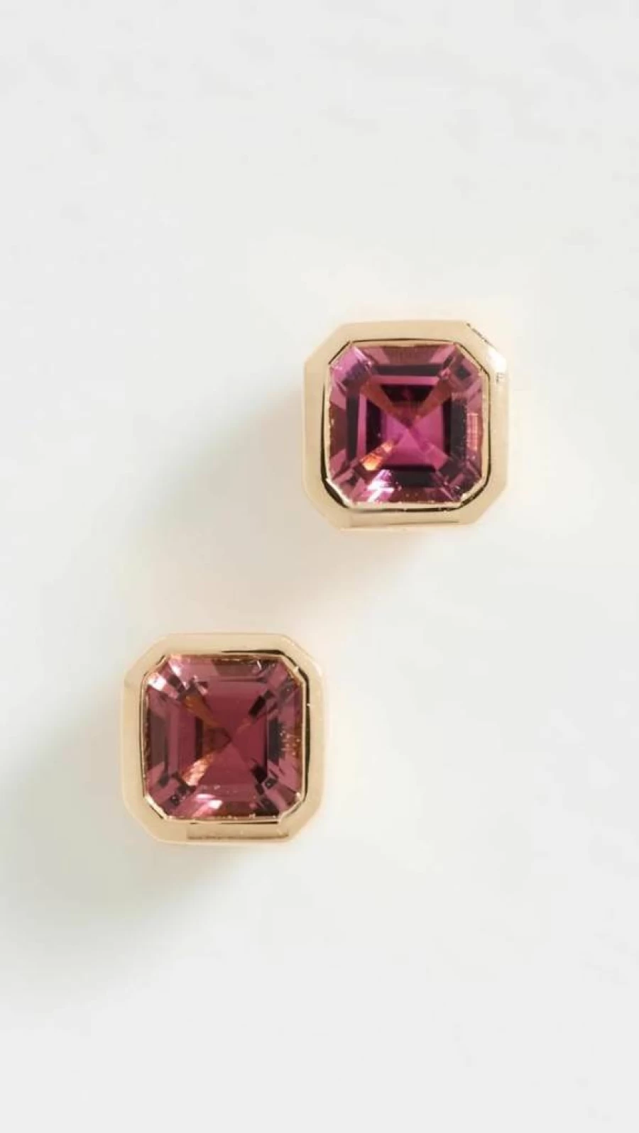 Ariel Gordon Jewelry Petite Asscher Cut Diamond Stud Earrings for Women