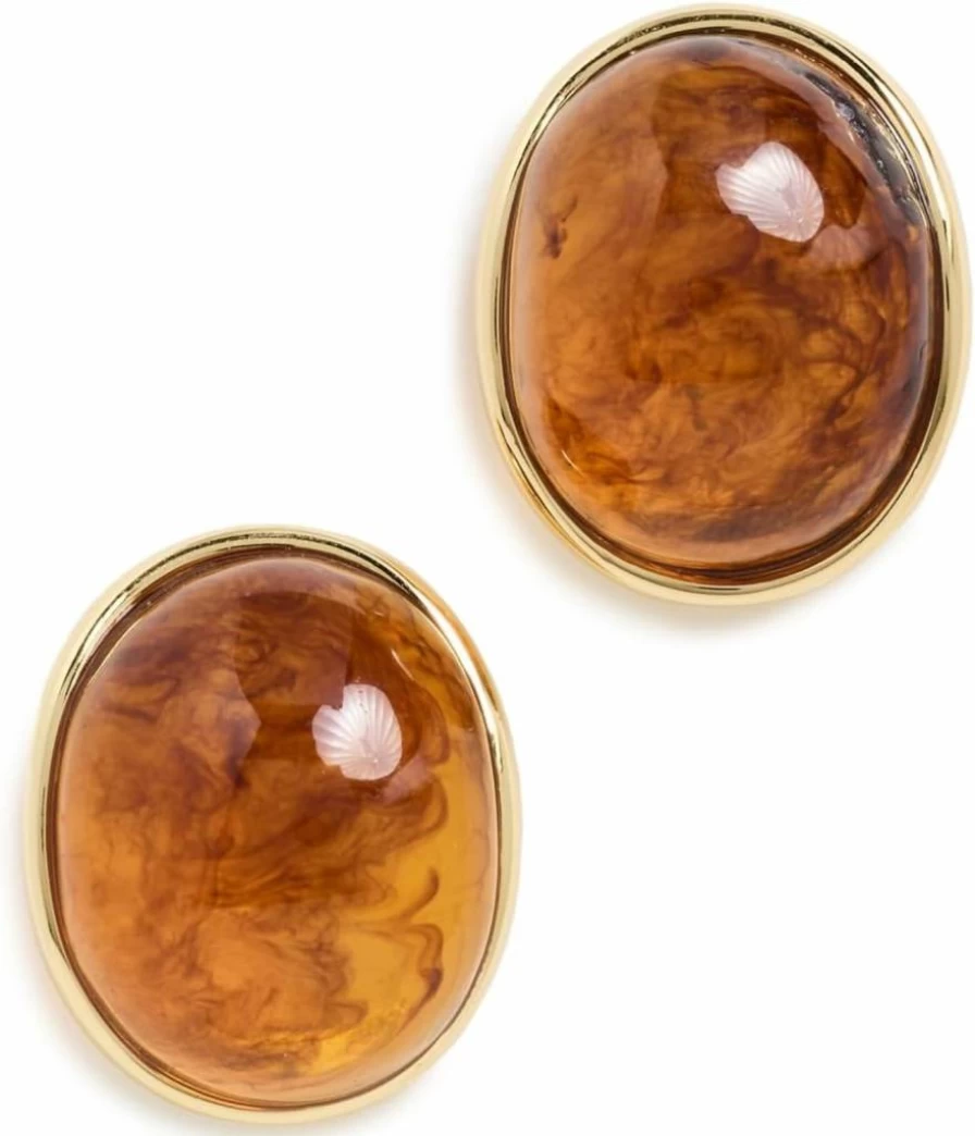 SHASHI Women's Aisling Stud Earrings – Sterling Silver Rhinestone Accents