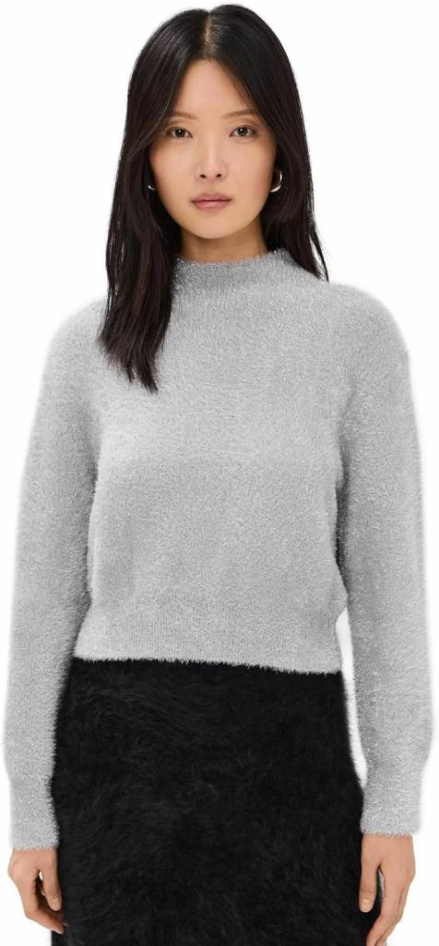 SIMON MILLER USA Women's Oko Metallic Knit Sweater - Stylish Comfort & Elegance
