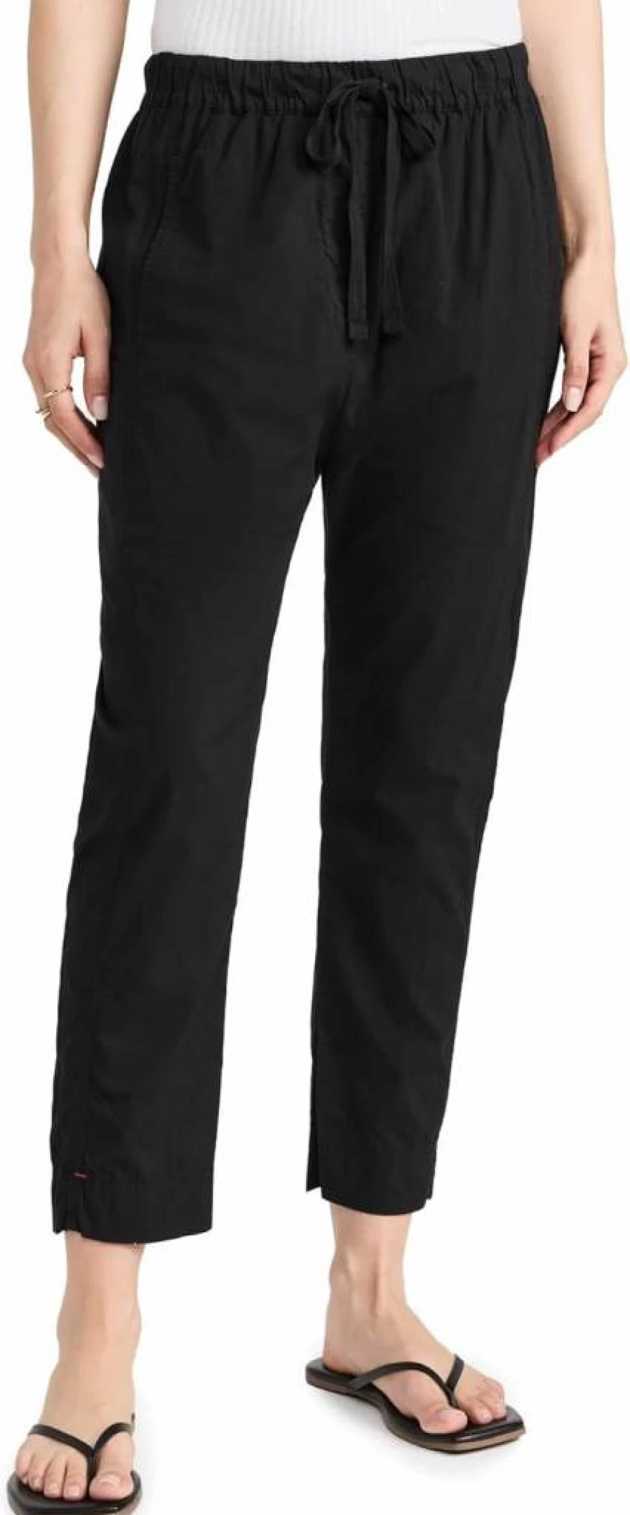 XIRENA Women's High-Waisted Draper Poplin Pants - Stylish Comfort for Everyday Wear