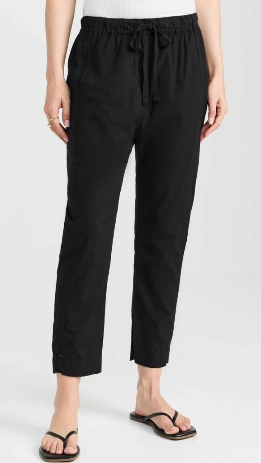 XIRENA Women's High-Waisted Draper Poplin Pants - Stylish Comfort for Everyday Wear