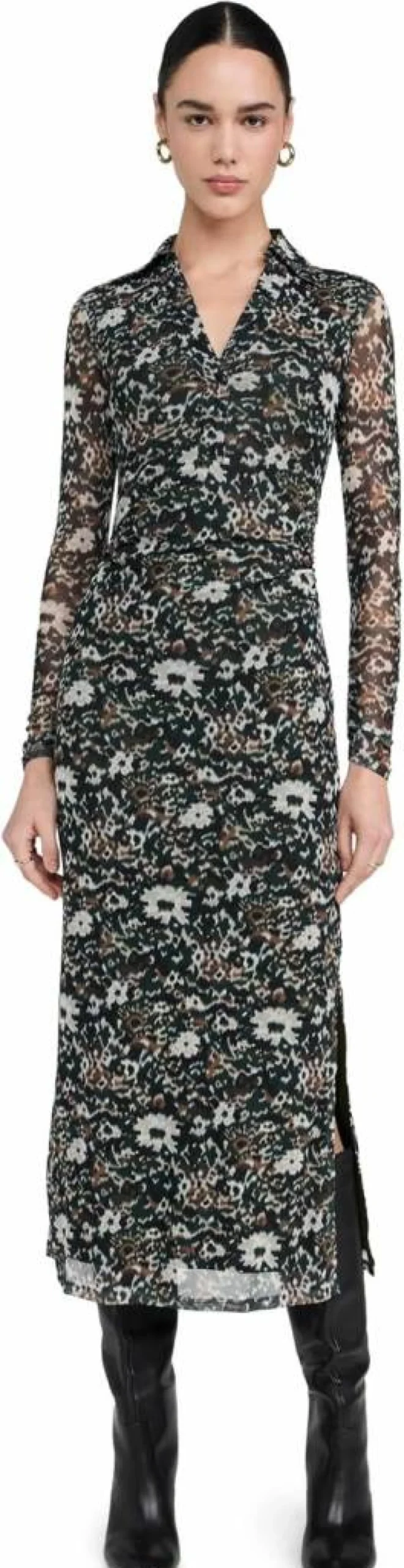 Madewell Women's Chandra Dress - Casual Flowy Mini Dress with Pockets