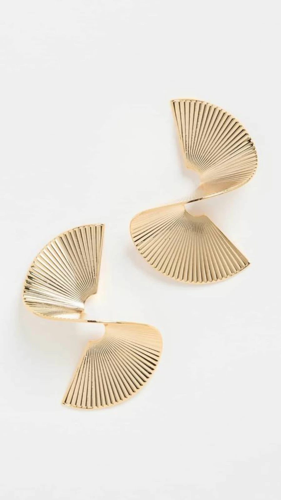 SHASHI Women's 1974 Vintage Hoop Earrings - Gold-Tone Retro Dangle Earrings for Women