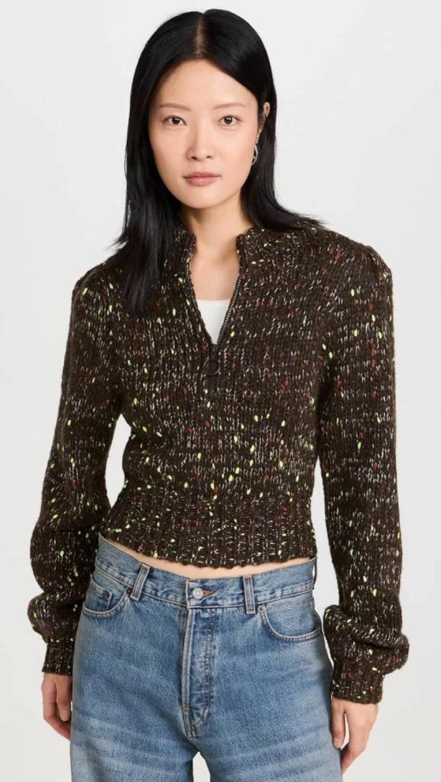 BAUM UND PFERDGARTEN Women's Chesa Knit Sweater - Soft Wool Pullover for Women