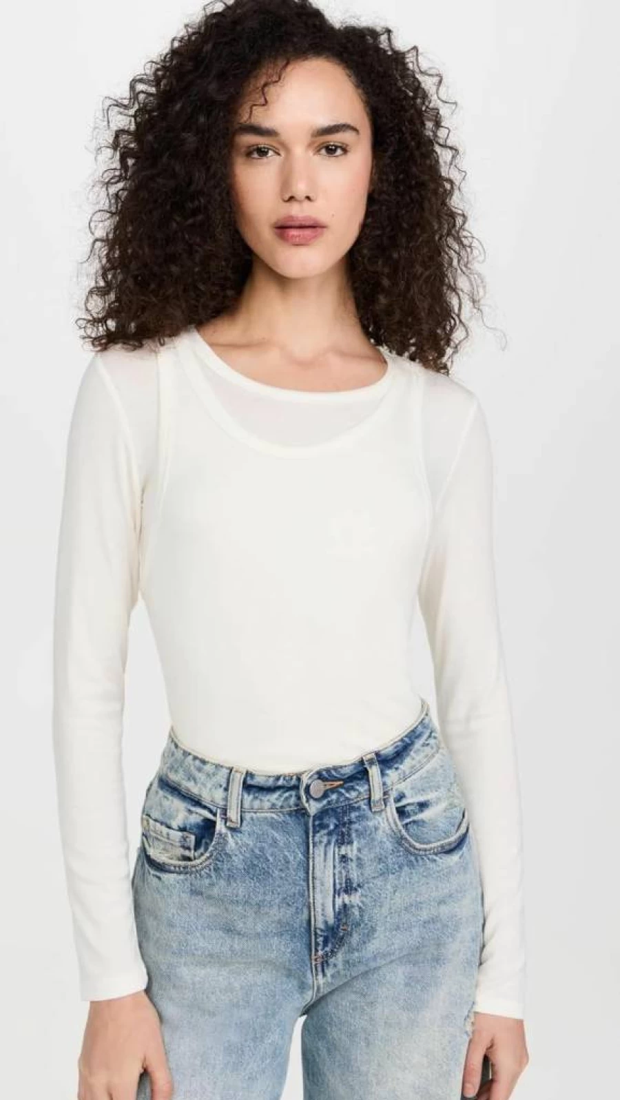 Pixie Market Women's Double-Layered Tank Top - Stylish Layered Casual Summer Tops for Women