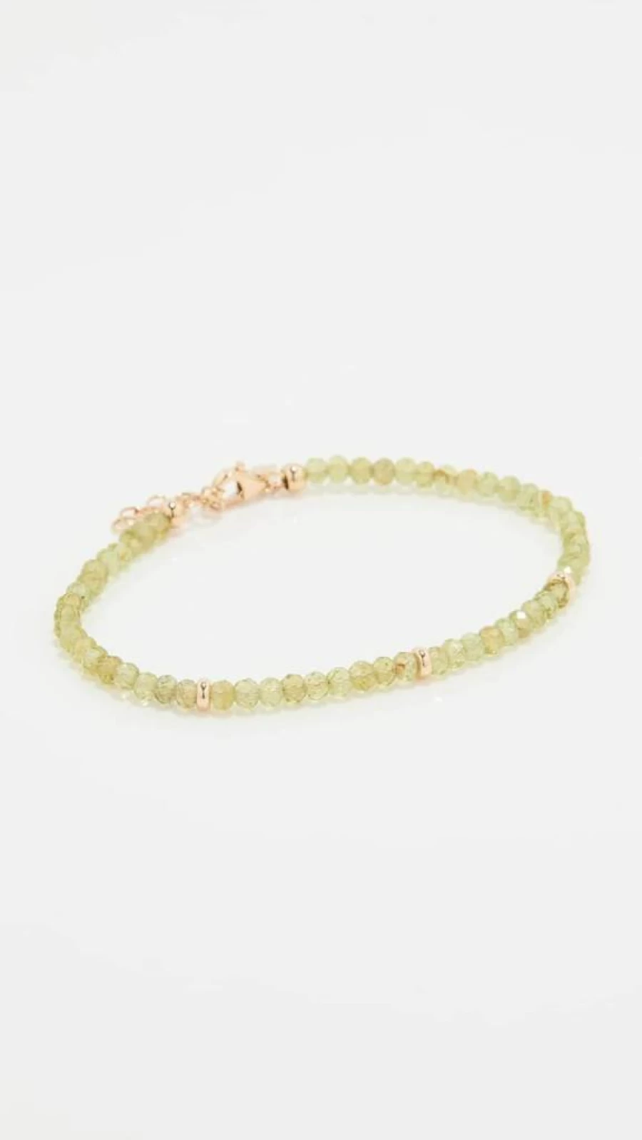 EF Collection 14K Gold Peridot Birthstone Bracelet for Women