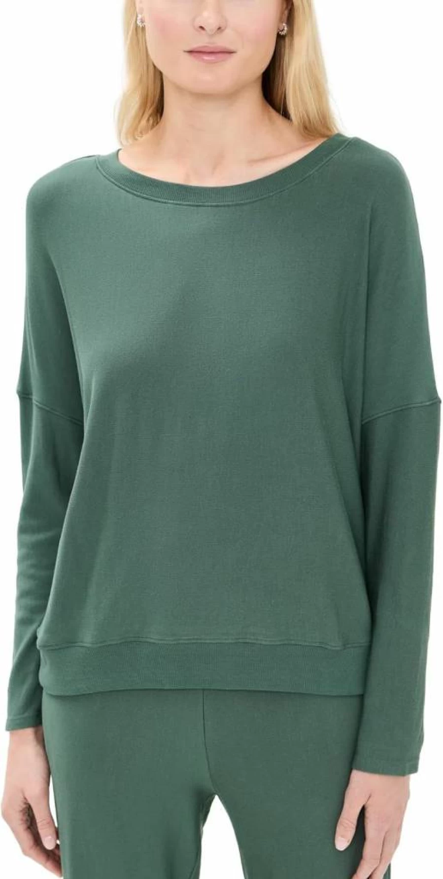 Eberjey Women's Ultra-Soft Fleece Pullover Hoodie - Cozy Oversized Sweatshirt for Lounge & Comfort