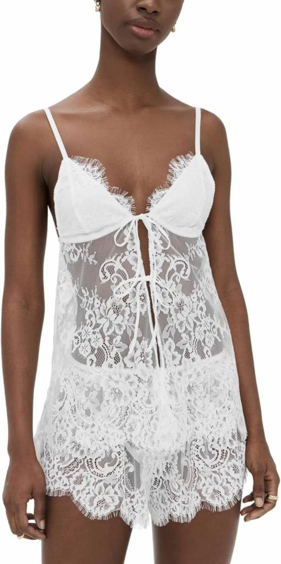 KAE THE LABEL Women's Emerson Camisole Top - Ivory Sleeveless Tank