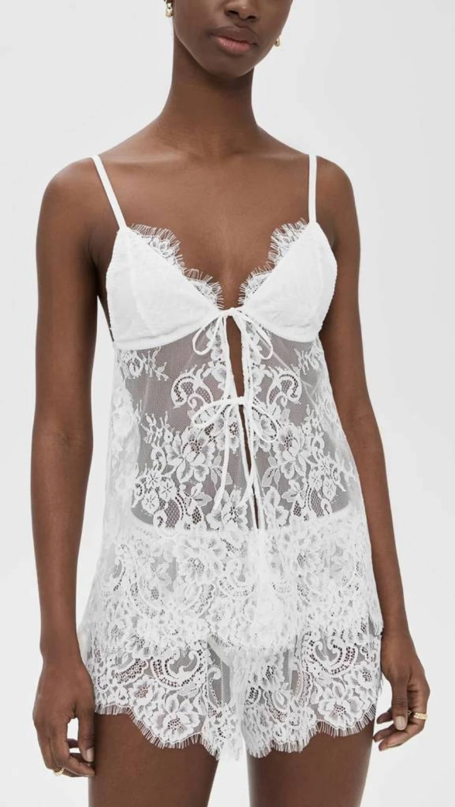 KAE THE LABEL Women's Emerson Camisole Top - Ivory Sleeveless Tank