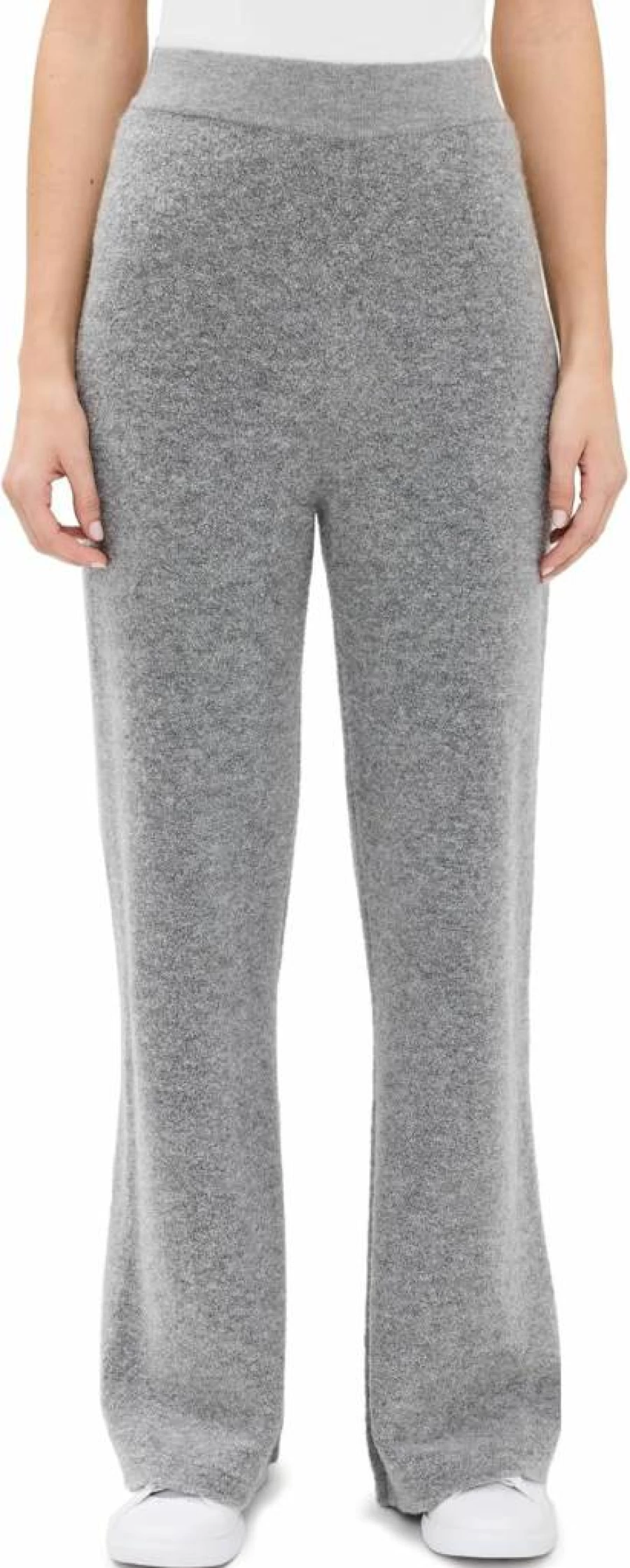 White + Warren Women's Cashmere Blend Wide Leg Boucle Pants - Luxurious Comfort & Style