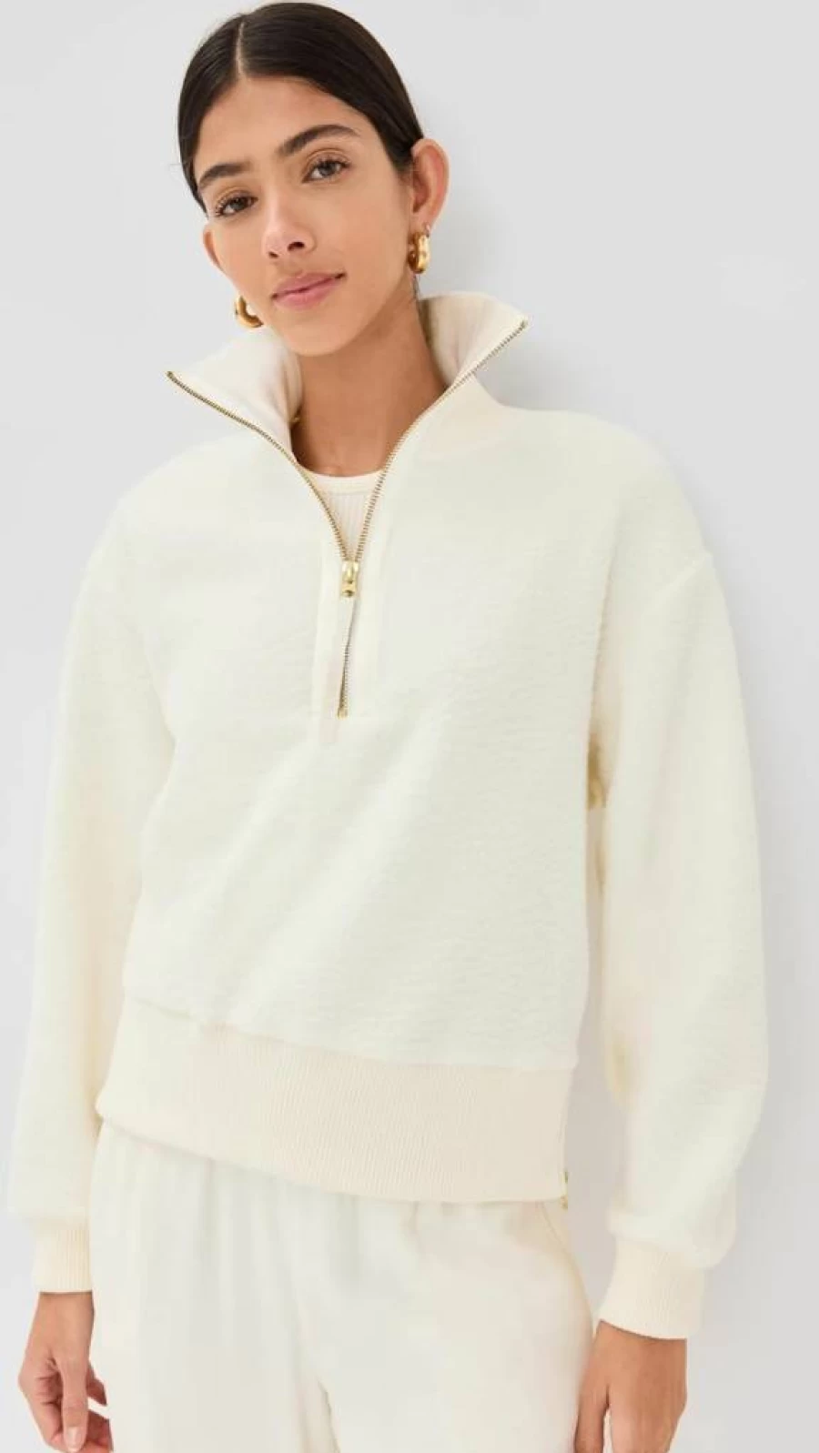 Varley Women's Roselle Half-Zip Fleece Jacket - Soft & Stylish Pullover for Women