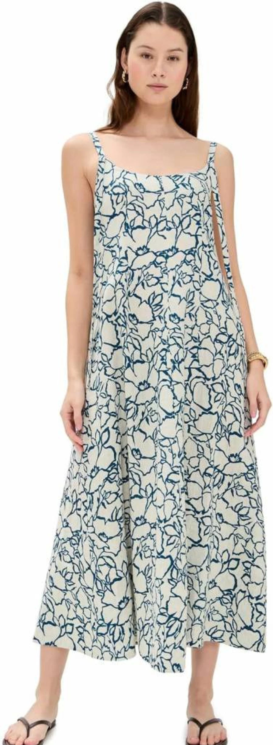 Apiece Apart Women's Viviana Maxi Dress - Flowy Tank Summer Dress