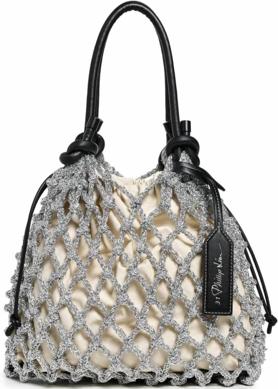 3.1 Phillip Lim Women's Macrame Mini Crossbody Bag - Bohemian Woven Handbag for Women