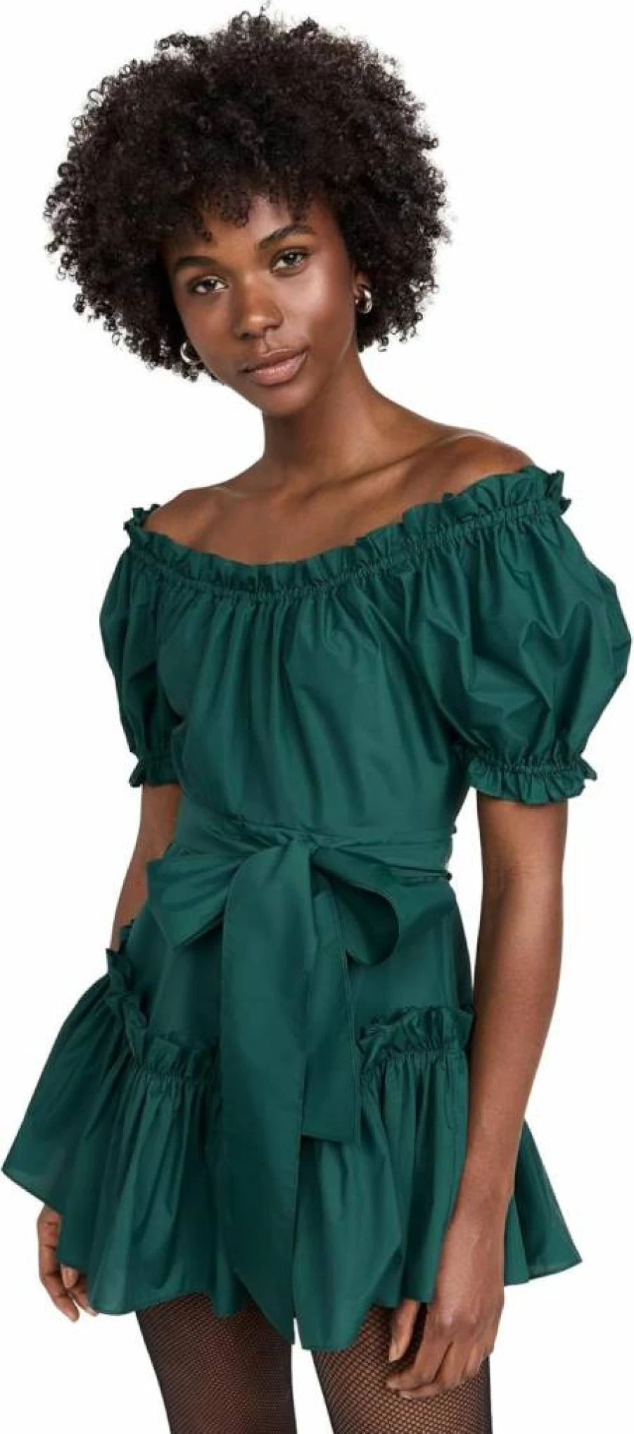 LOVESHACKFANCY Women's Estine Floral Dress - Boho Chic Summer Dress with Ruffles