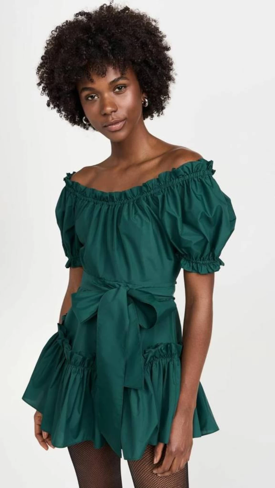 LOVESHACKFANCY Women's Estine Floral Dress - Boho Chic Summer Dress with Ruffles