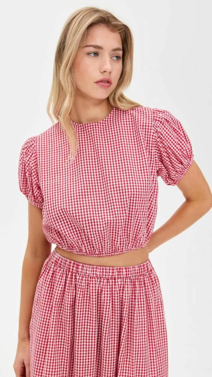 Playa Lucila Women's Classic Crew Neck Top - Soft Casual Short Sleeve Shirt
