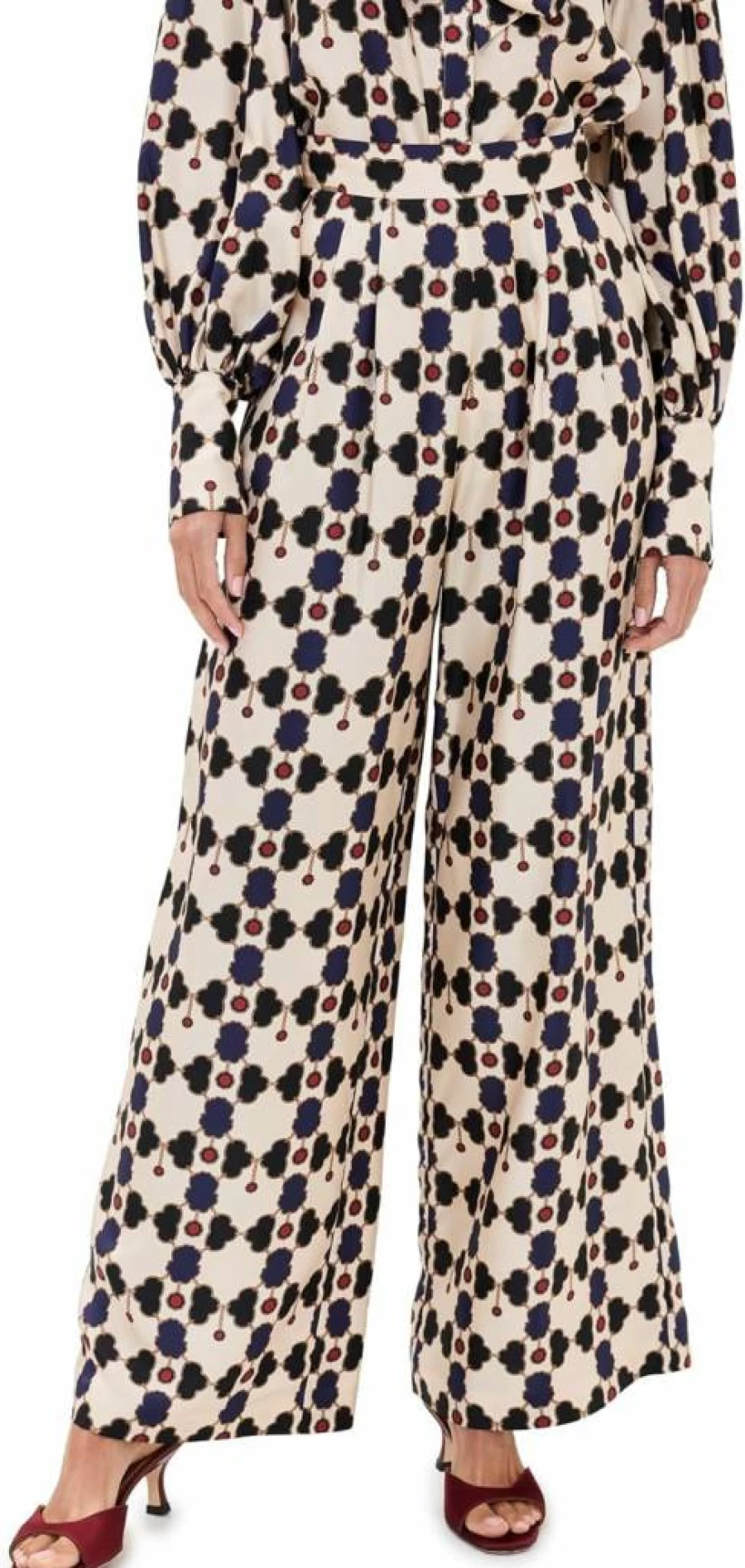 Borgo de Nor Women's Havana Trousers - Stylish & Comfortable High-Waisted Pants