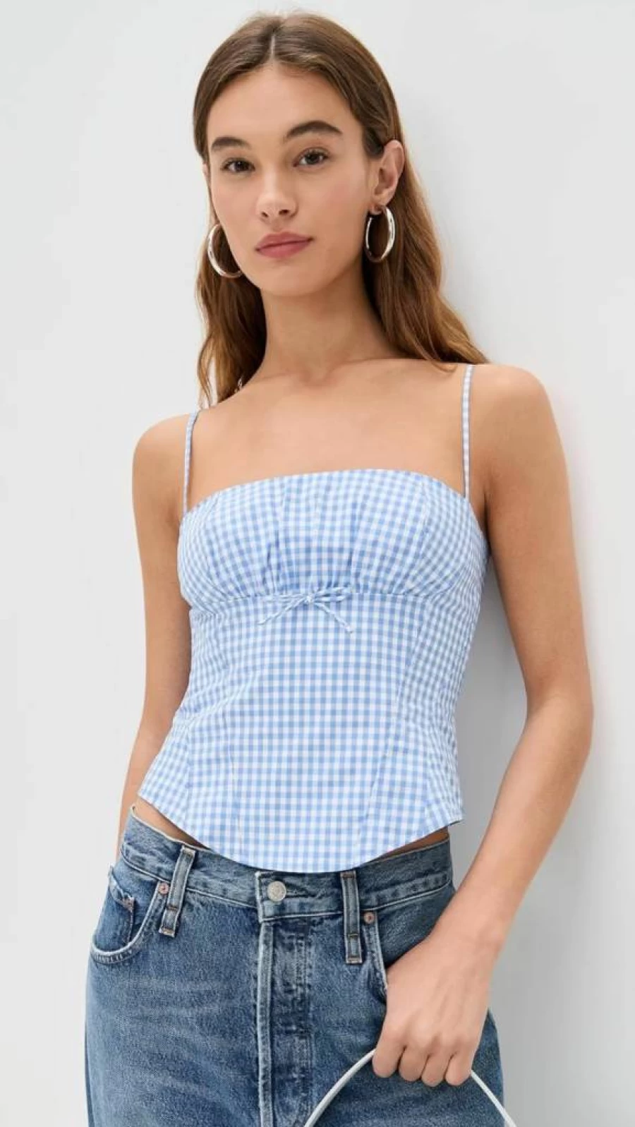 Sandy Liang Women's Hotaru Blouse - Trendy Floral Print Top for Women