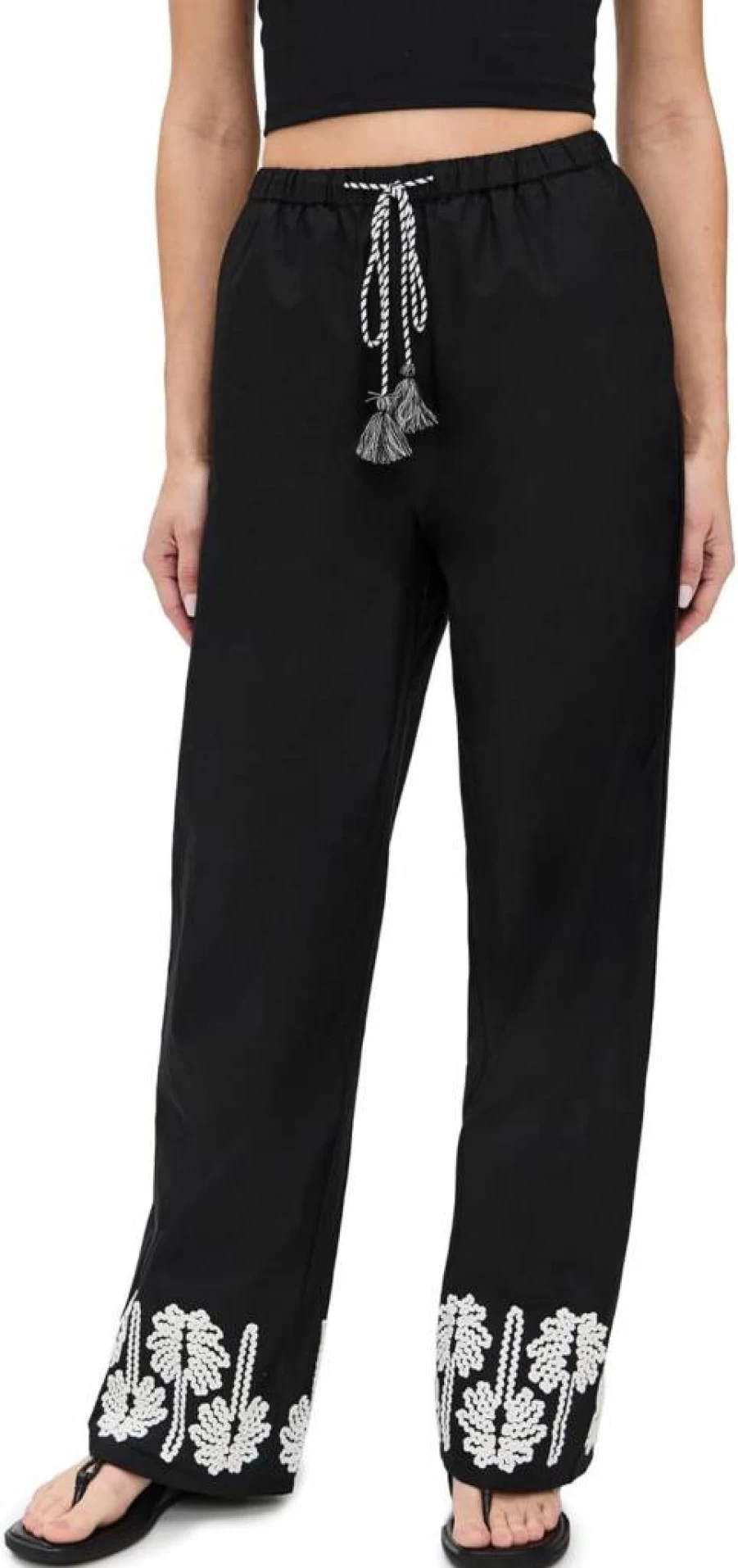 Rails Women's Emmie High-Waisted Linen Pants - Comfortable & Stylish Casual Trousers