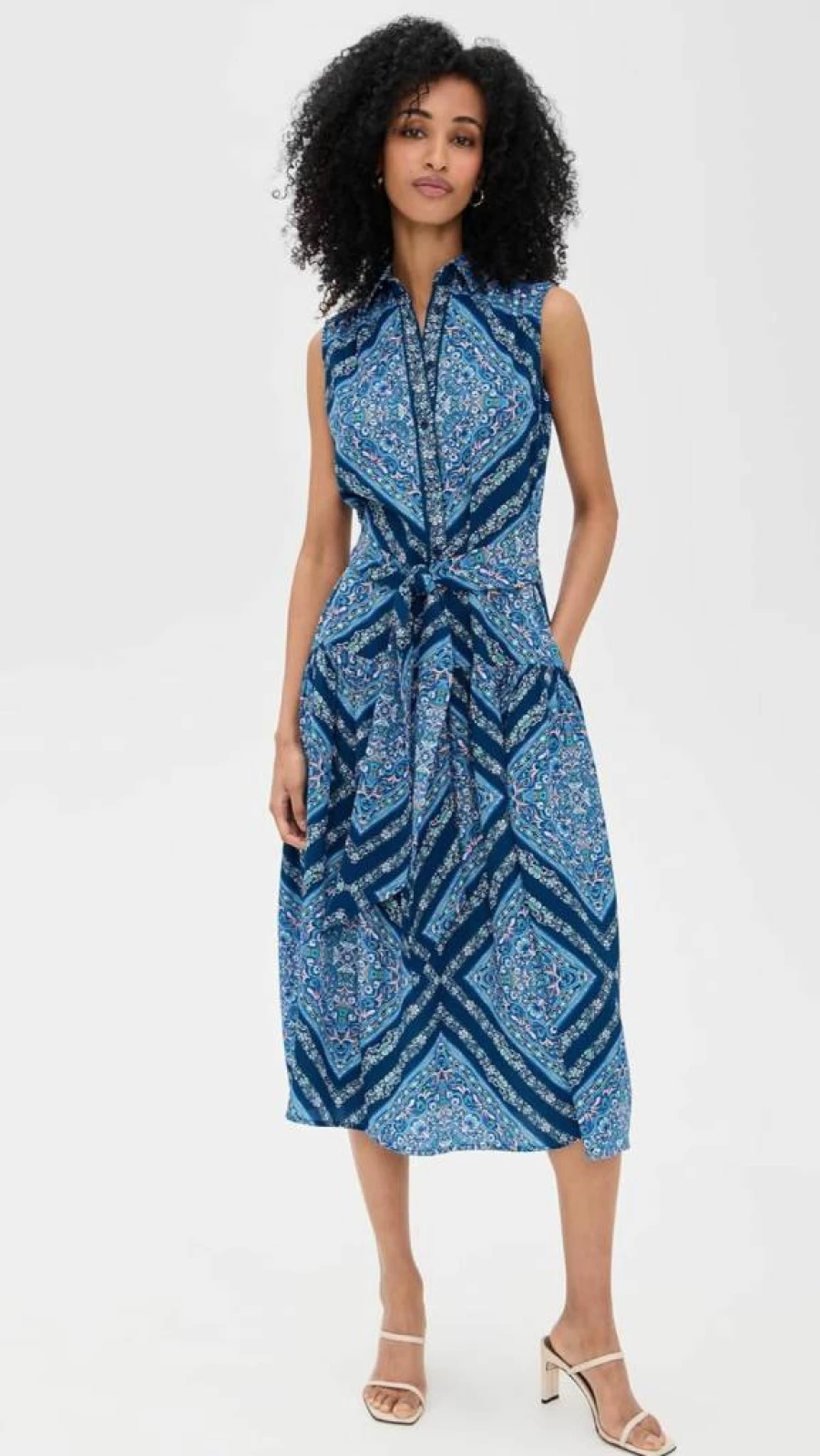 Shoshanna Women's Pauletta Floral Wrap Dress for Summer - Elegant V-Neck & A-Line Fit