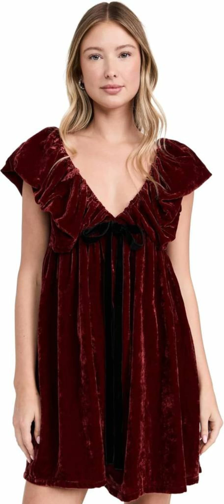 O.P.T Women's Velvet Dress - Elegant Didi Style for Special Occasions