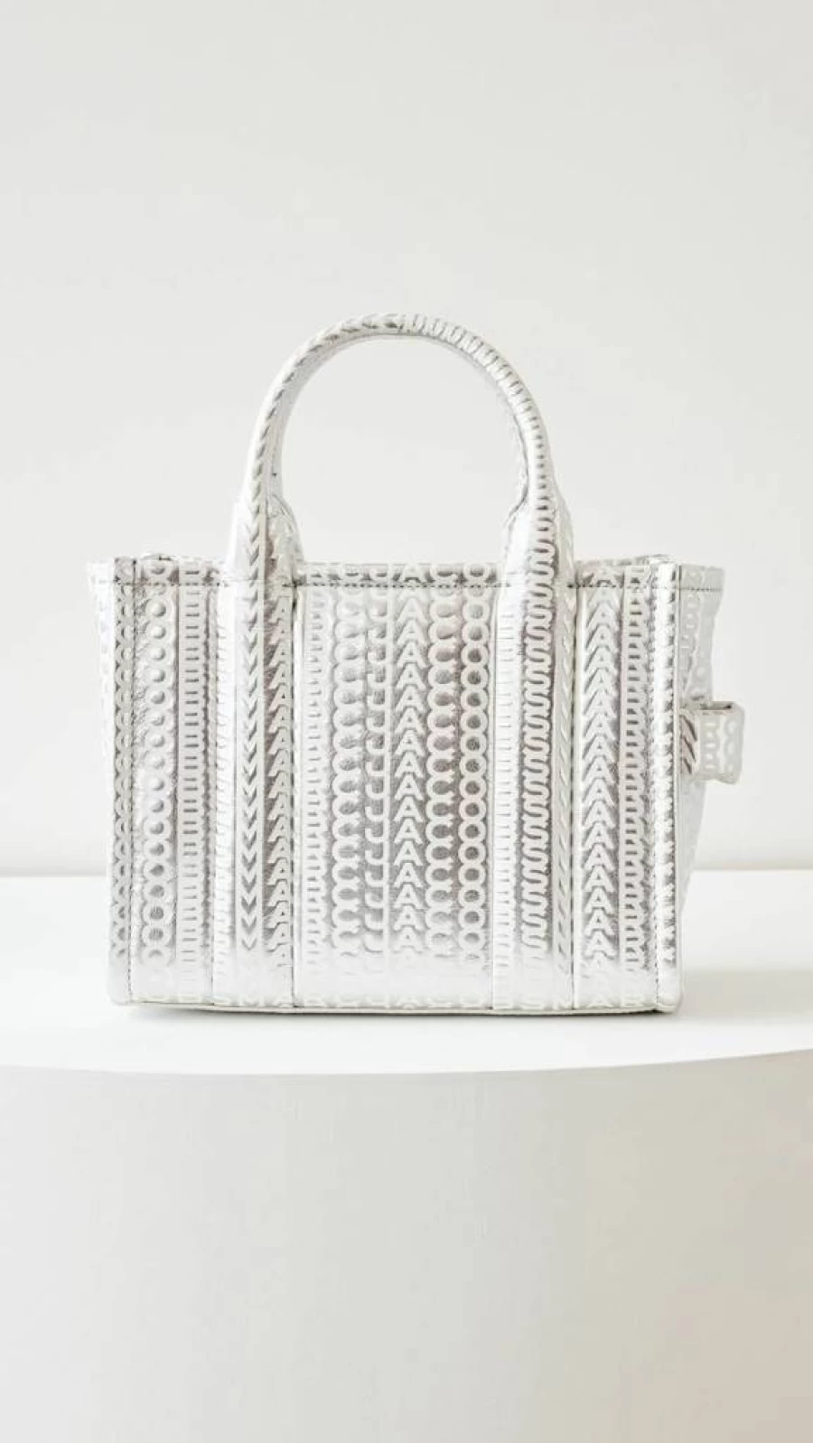 Marc Jacobs The Small Tote Bag for Women in Silver & Bright Color - One Size Handbag