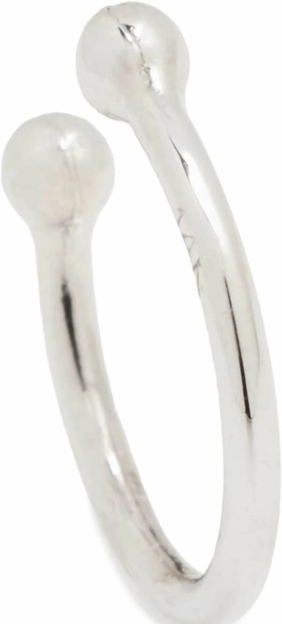 ZOE CHICCO 14K White Gold Ear Cuff for Women - Minimalist Cartilage Ear Cuff Hoop - Elegant Helix Ear Cuff Jewelry