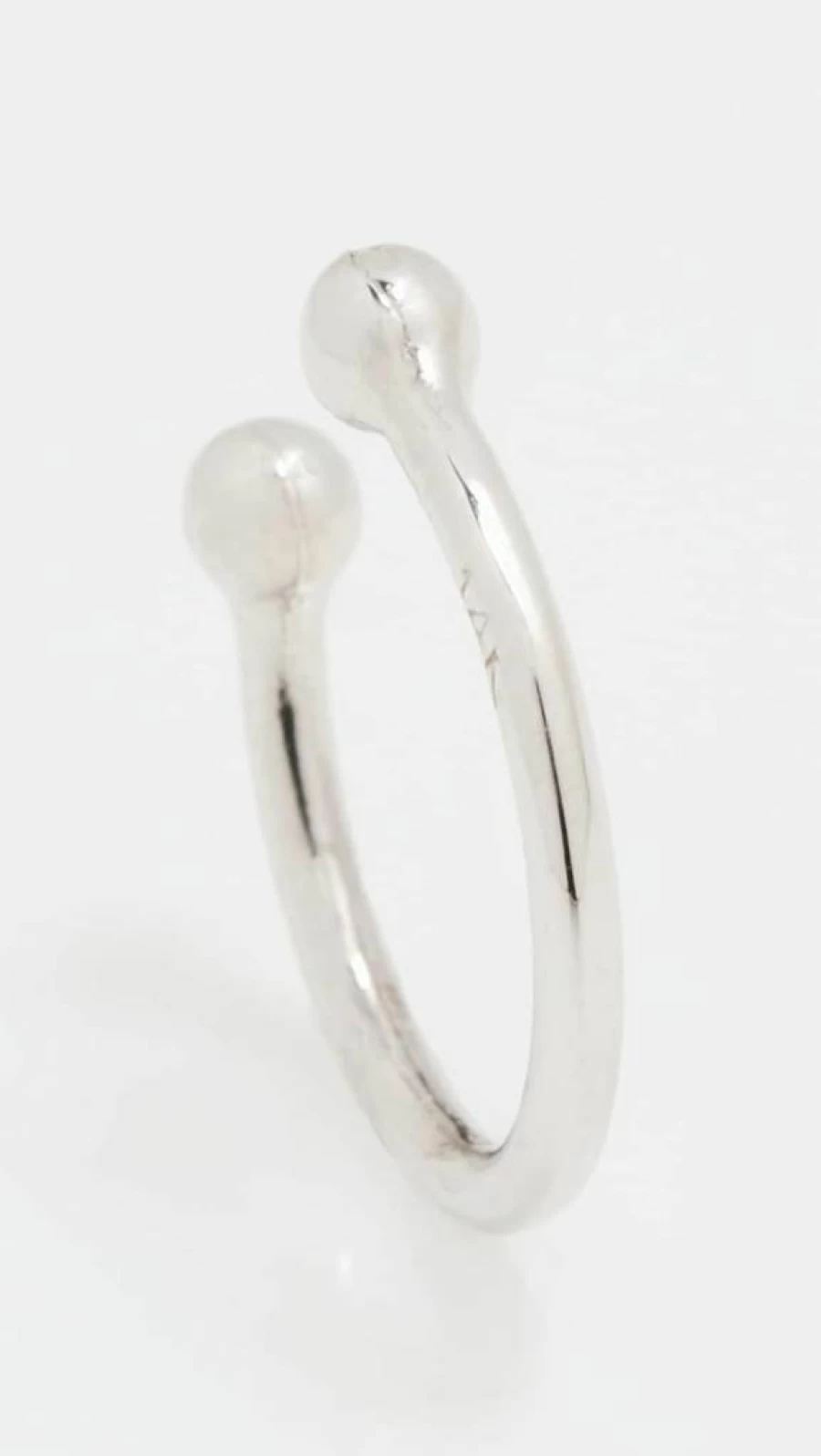 ZOE CHICCO 14K White Gold Ear Cuff for Women - Minimalist Cartilage Ear Cuff Hoop - Elegant Helix Ear Cuff Jewelry