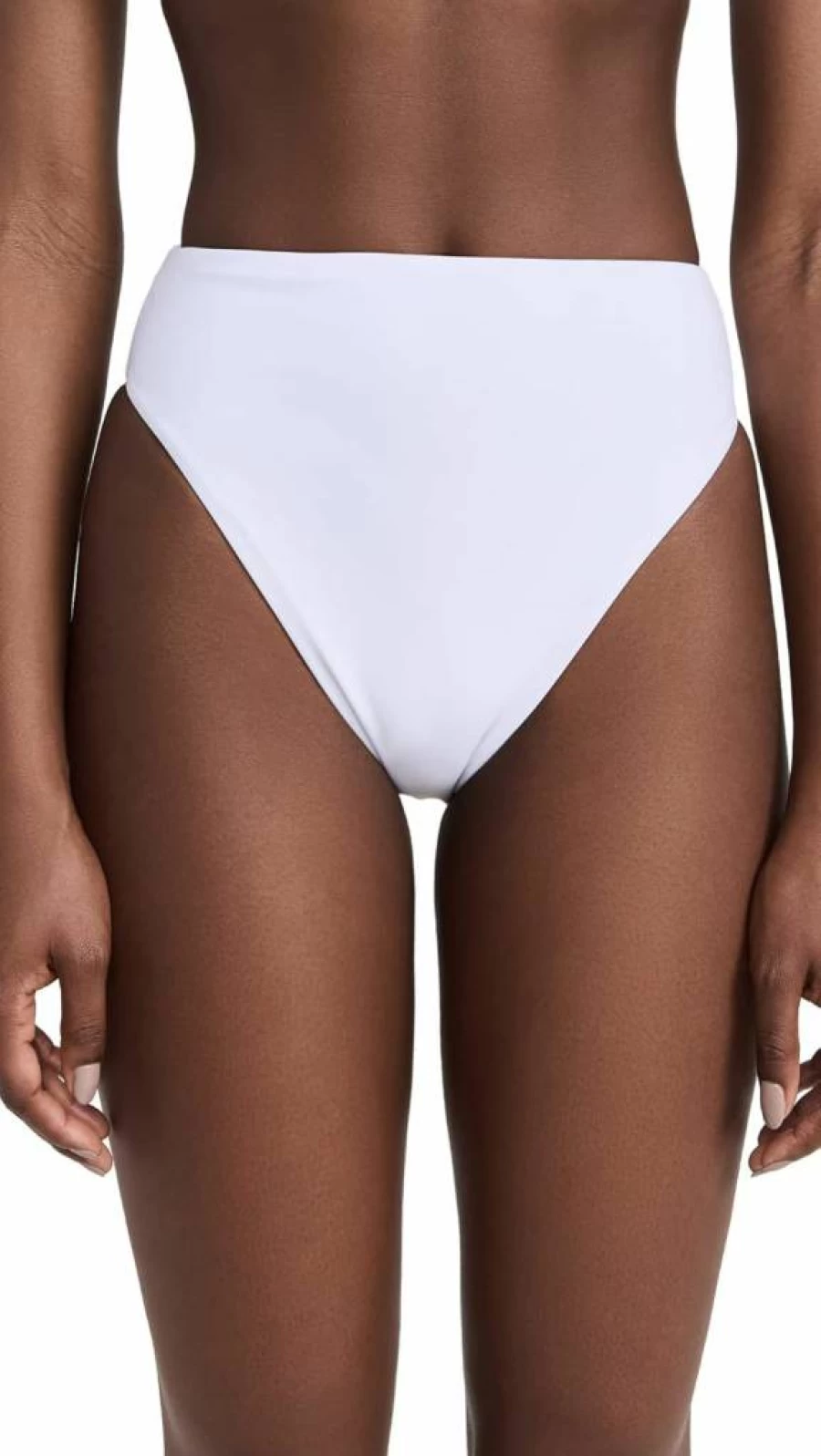 JADE Swim Women's High-Waisted Incline Bikini Bottoms - Premium Swimwear for Women