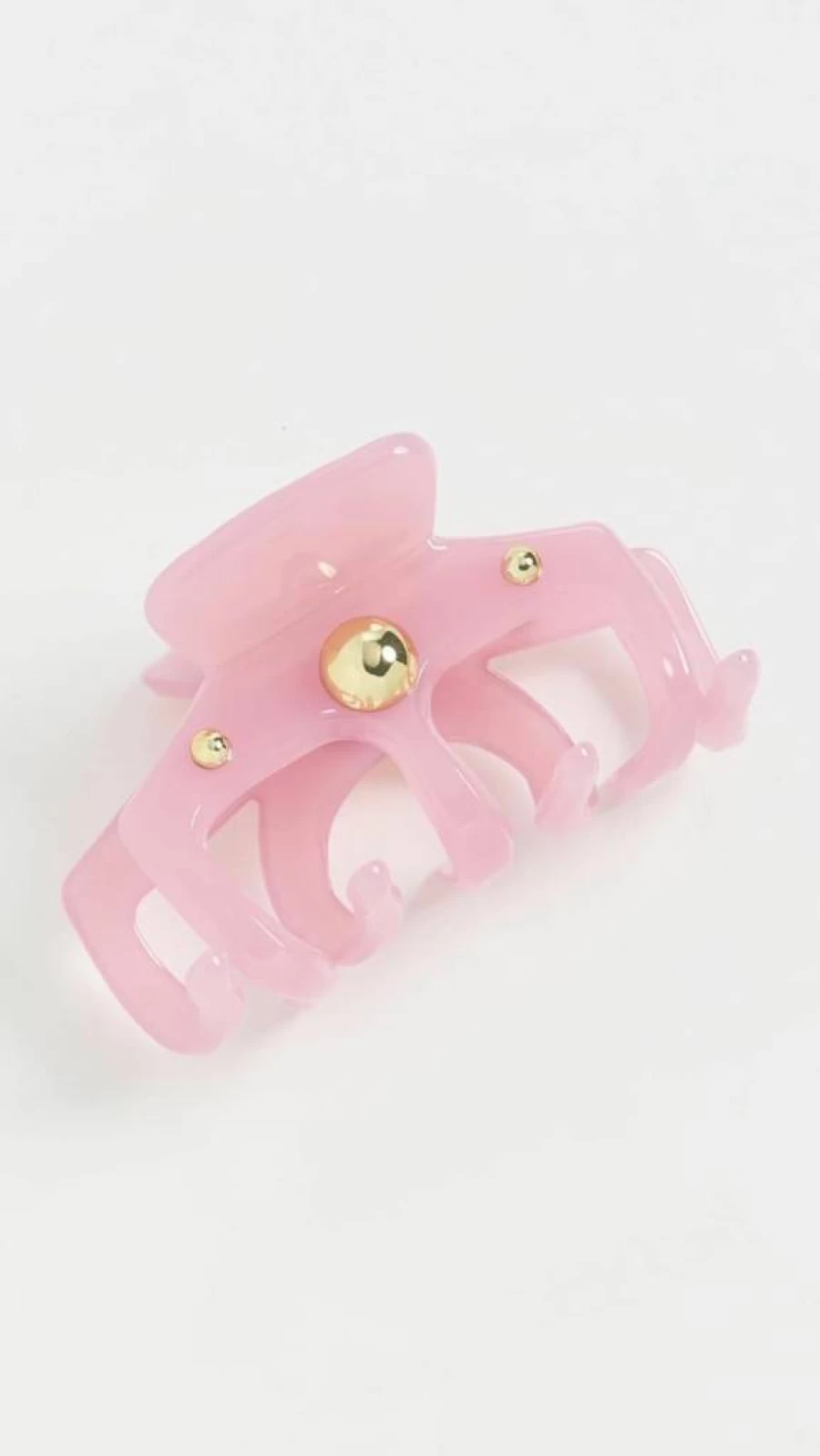 LELET NY Tatum Mega Claw Hair Clip - Rose Quartz Pink, One Size Hair Accessory for Women