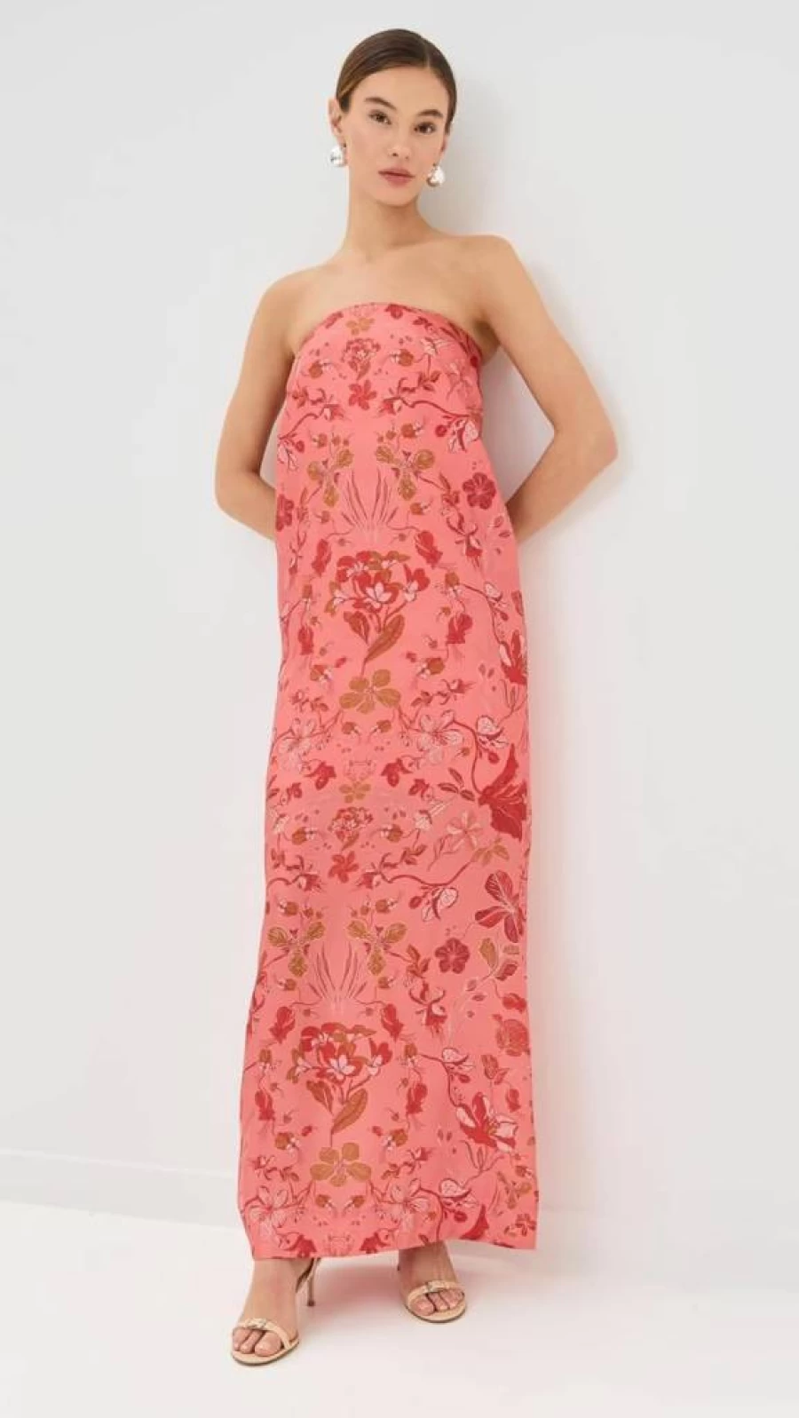 Isla & White Women's Filmena Dress - Elegant Flowy Summer Dress for Women