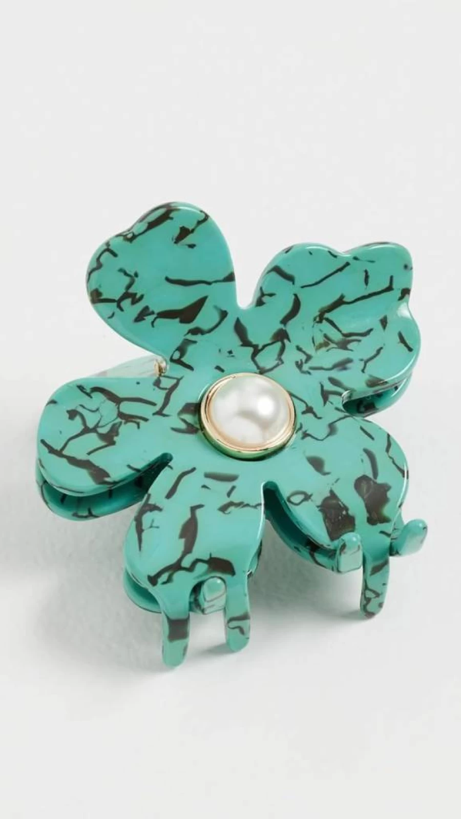 Lele Sadoughi Women's Lily Claw Hair Clip in Turquoise Blue - Stylish Hair Accessory